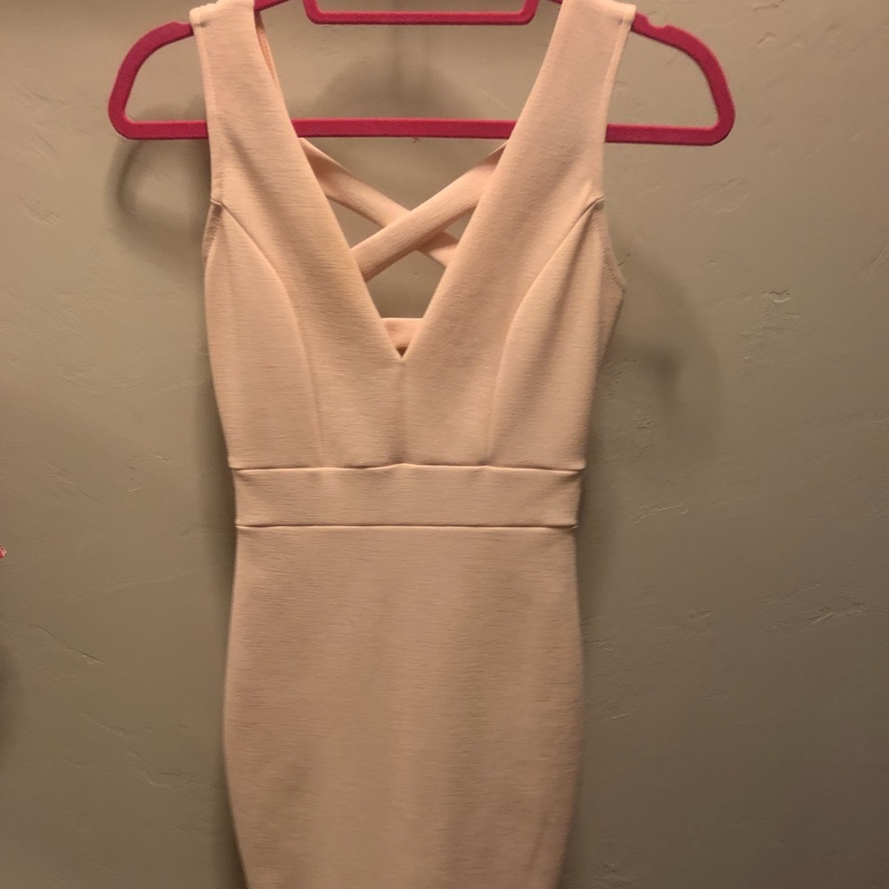 Pink bodycon dress